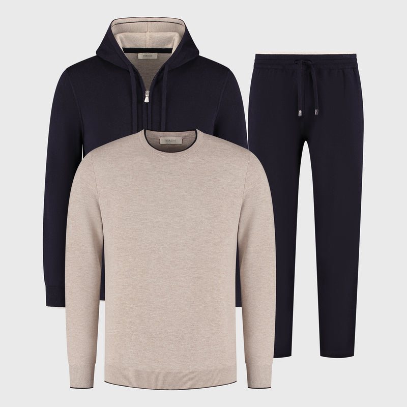 Mersino Navy Firenze Overseas Set