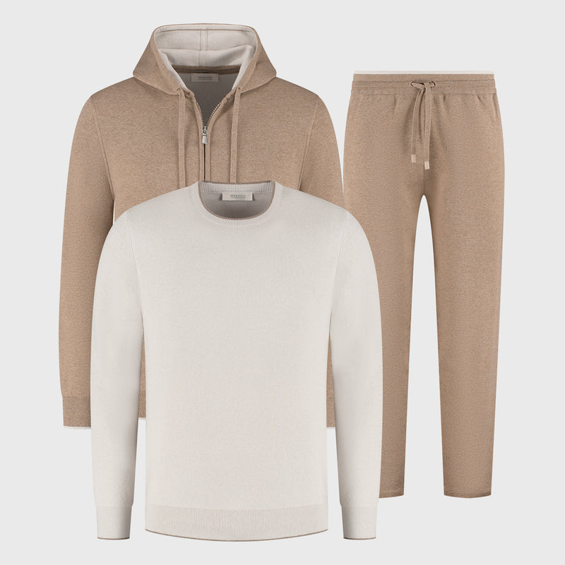 Mersino Taupe Firenze Overseas Set