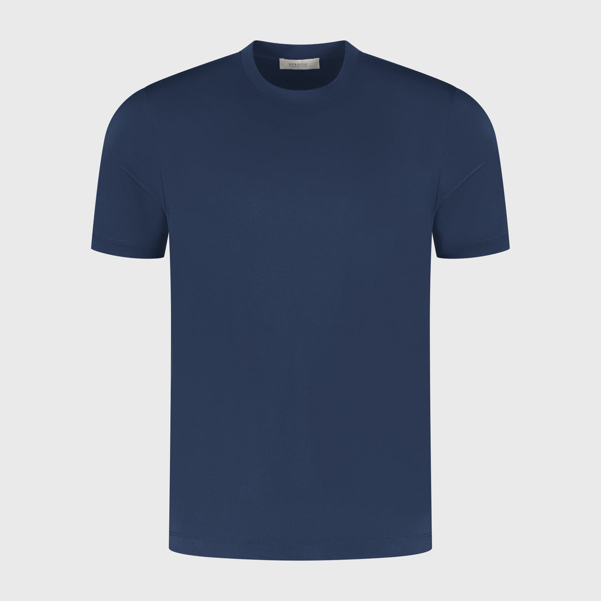 Tシャツ・カットソー ALPHA-STUDIO Cotton crepe t-shirt Blu ALPHA STUDIO - Blue Short Sleeve Crepe Cotton T-Shirt
