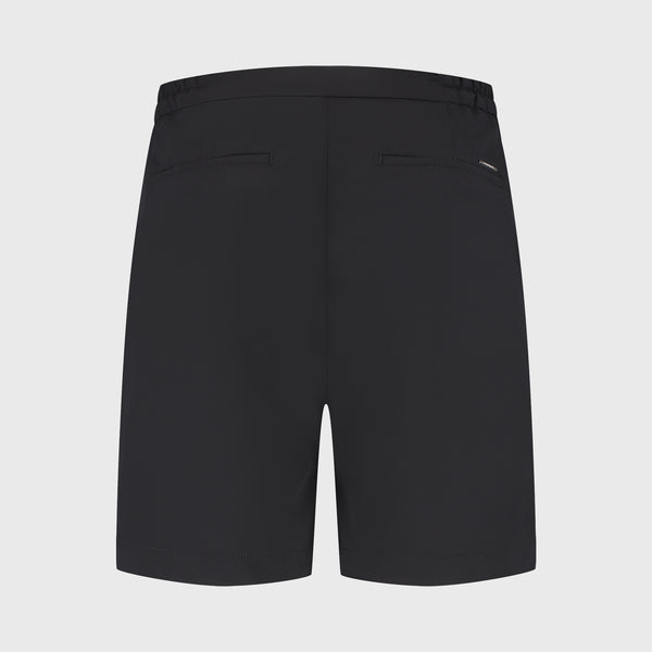 Mersino Black Firenze Edition Tech Stretch Travel Shorts