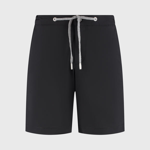 Mersino Black Firenze Edition Tech Stretch Travel Shorts