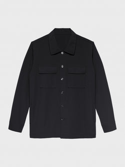 Black Milano Edition Stretch Nylon - High Performance Overshirt