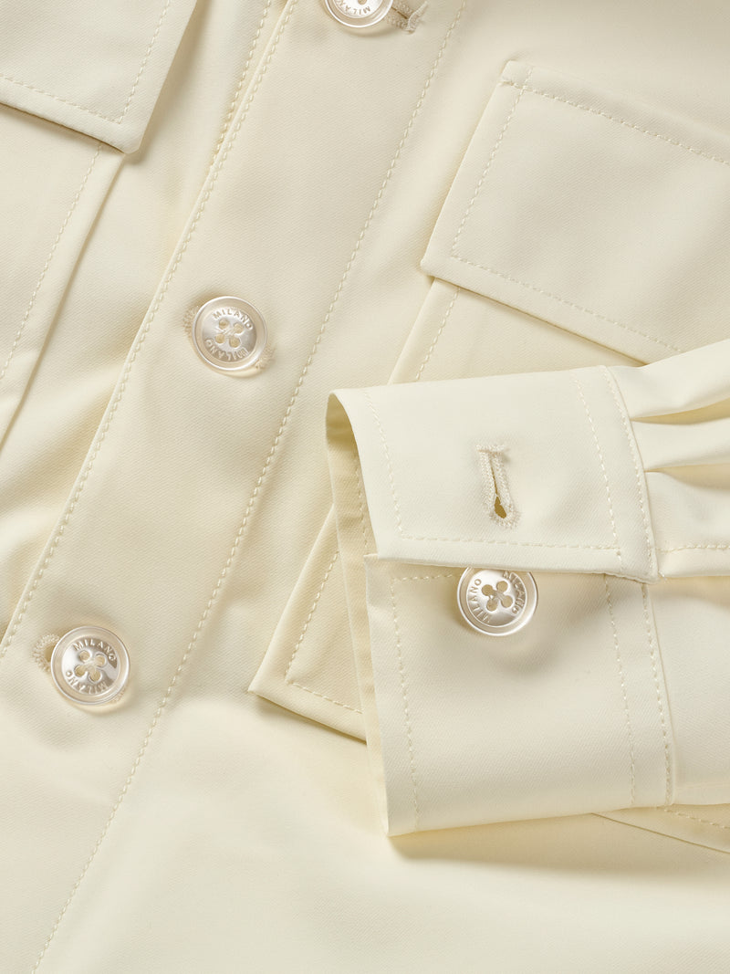 White Sand Milano Edition Stretch Nylon - High Performance Overshirt