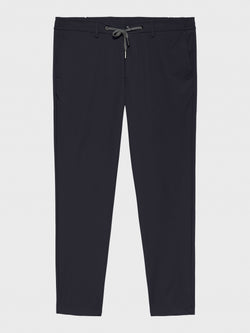 MERSINO MILANO EDITION NAVY BLUE DRAWSTRING TROUSERS - DESIGN IN ITALY