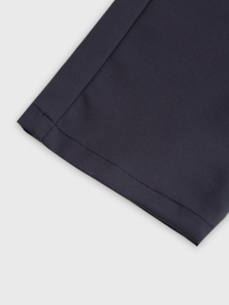 MERSINO MILANO EDITION NAVY BLUE DRAWSTRING TROUSERS - DESIGN IN ITALY