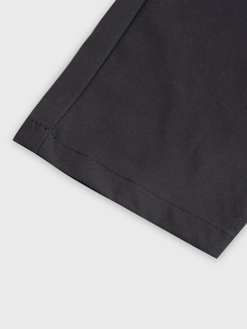 MERSINO MILANO EDITION BLACK DRAWSTRING TROUSERS - DESIGN IN ITALY